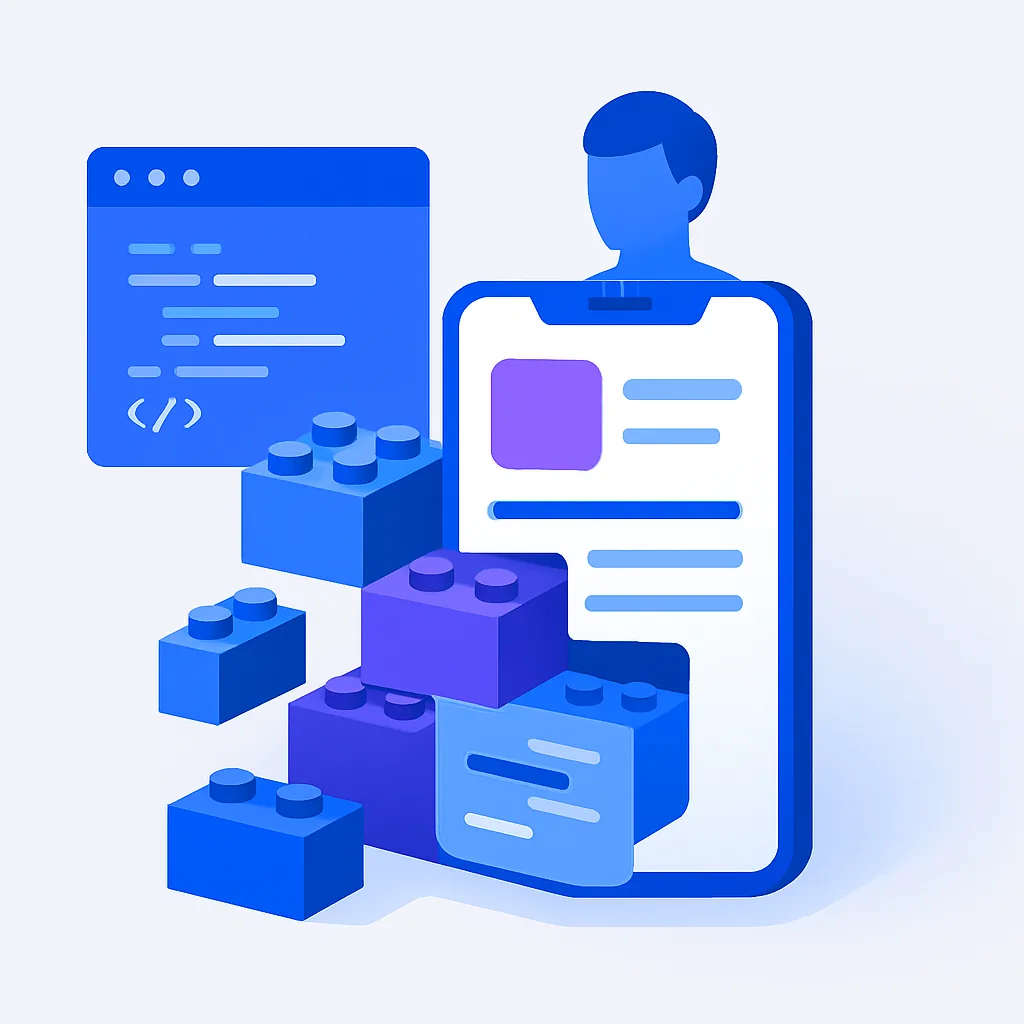 Ilustracja landing page