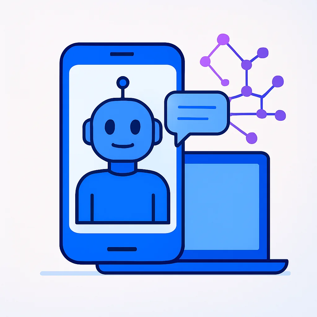 Ilustracja: Tworzenie chatbotów i botów AI