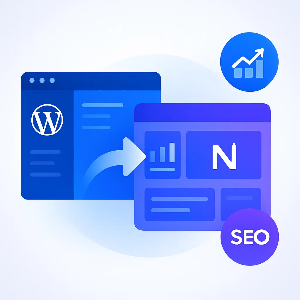 Ilustracja: Migracja z WordPress na Next.js