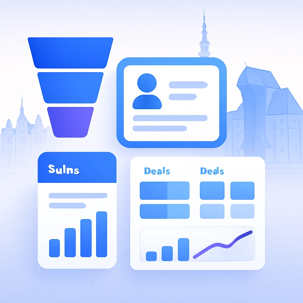 Ilustracja: Tworzenie CRM Gdańsk